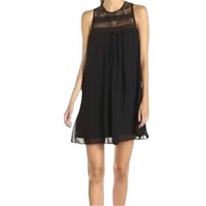 BCBGeneration Black Lace Mini Dress